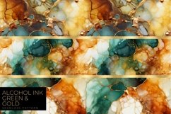 Alcohol Ink Abstract Digital Paper, Earth tone Abstract Product Image 4