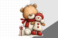 Teddy Bear Clipart, Whimsical Product Image 4