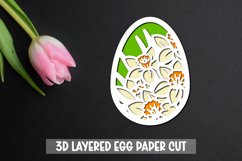 10 3D Easter Egg SVG I Paper cut SVG Design I Easter SVG Product Image 8