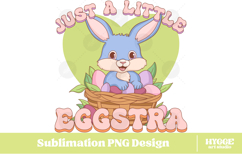 Easter Bunny Sublimation PNG Chick Farm Hip Hop Spring Joy Product Image 1