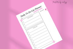 Aesthetic Daily To-Do List Planner Template Canva Editable Product Image 5