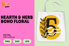 Hearth &amp; Herb Boho Floral Monogram Product Image 1
