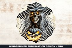 Halloween Witch Wind Spinner Sublimation Design Product Image 1