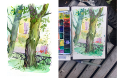 Saint Petersburg Watercolor Sketch Set Product Image 6