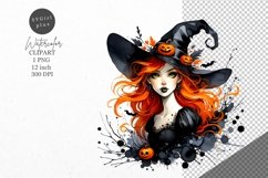Halloween clipart, Witch clipart, Autumn clipart Product Image 1
