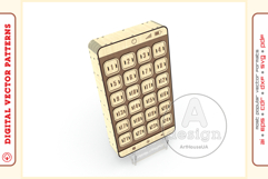 Advent calendar v50 - laser cut file - Glowforge ready file Product Image 6