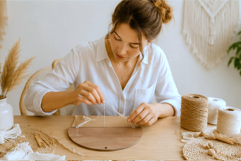 Bundle plain macrame bases set of 5 digital file. Laser cut Product Image 6
