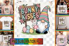 VIBRANT TOTE BAG Design Ideas PNG, Easter Gnomes Product Image 1