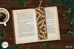 Frost Pattern Bookmark Laser CUt | Glowforge | SVG Product Image 1