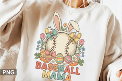 Baseball mama Sublimation - Easter PNG Design Product Image 1