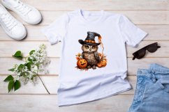 Cute owl halloween clipart, owl sublimation Product Image 2