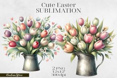 Cute Easter and Spring Clipart PNG. Product Image 1