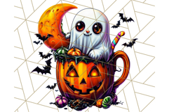 Spooky Café Cuties Halloween PNG Clipart, Holiday Elements Product Image 2