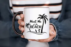 Meet Me at the Beach SVG Design, Summer & Beach SVG Design Product Image 6