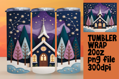 SOPHISTICATED 20oz Tumbler PNG , Holiday Product Image 1