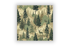 Camo Seamless Pattern PNG Bundle, Military Camouflage Product Image 6