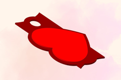 Heart, 40 OZ Tumbler, STL/3MF files for 3D Printing Product Image 6