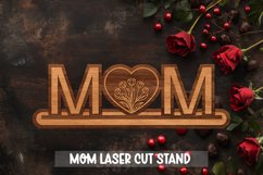 12 Mom Laser Cut Stand, Mother&#039;s Day Gift Product Image 7