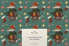 Christmas Patterns Santa Winter Print Digital Paper JPEG Product Image 6