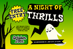 Haunted Letters is a Halloween decorative font Product Image 7