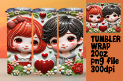 Custom 20oz Tumbler Graphics , 3D Characters Product Image 1