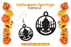 Halloween Earrings Laser Cut Product Image 1