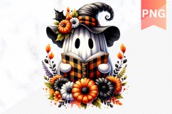Halloween Ghost Sublimation - Halloween Clipart PNG Design Product Image 1