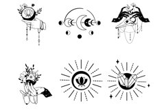 Tattoos Set 4 Procreate Brush Stamps, 30 Flash Tattoos Product Image 6