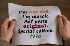 Cross stitch pattern I am not old, I classic original embroidery Product Image 6