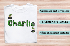 St patrick alphabet png clipart, st patrick letters doodle Product Image 6