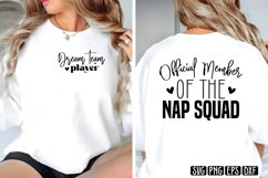 Official member of the nap squad SVG PNG Product Image 3