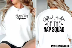 Official member of the nap squad SVG PNG Product Image 3