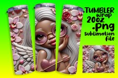 LUSH 20oz Sublimation Design , 3D Cupid Product Image 1