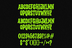 Wild Jungle Vintage Horror Font Product Image 6