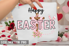 Happy Easter Sublimation PNG - Easter Design Product Image 1