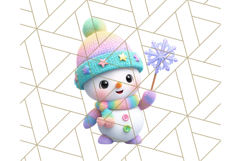 Adorable Snowman Character PNG Clipart Product Image 2