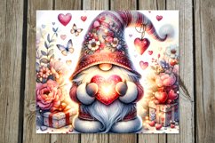 Valentine gnome | 4 love tumbler sublimation designs PLUS2 Product Image 2