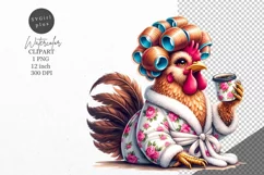 Chicken clipart, Funny clipart, Coffee clipart Product Image 1