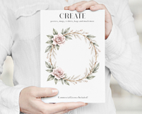 Elegant Christmas Frames Clipart, 20 PNG Product Image 6