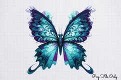 Smoke Butterflies Clipart PNG Product Image 1