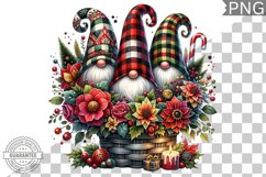 Christmas Gnome Sublimation - Clipart PNG Design Product Image 1