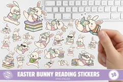 Easter Bunny Reading Stickers Product Image 1