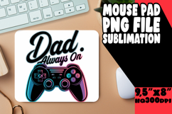ENCHANTED mouse pad PNG Magic, Father&#039;s Day Product Image 1