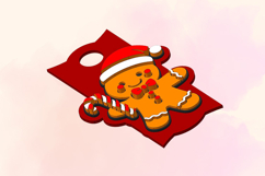 Christmas Gingerbread Man 40 OZ Tumbler, 3D Printinting Product Image 6