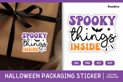 Halloween Small Business Packaging Sticker | Spooky Things Product Image 1