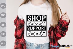Shop Local Support Local SVG Design Product Image 1