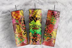 Summer Vibes Tropical Summer Fruit Beach 20 oz tumbler wrap Product Image 1