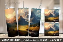 Mountain Nature Tumbler Design Product Image 1