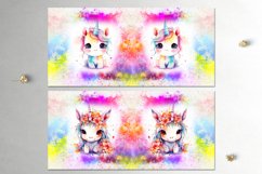 Watercolor Unicorn | kids Mug Sublimation design bundle, JPG Product Image 6