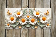 Spring 3D flowers | 4 Mug Sublimation designs PL2 Product Image 2